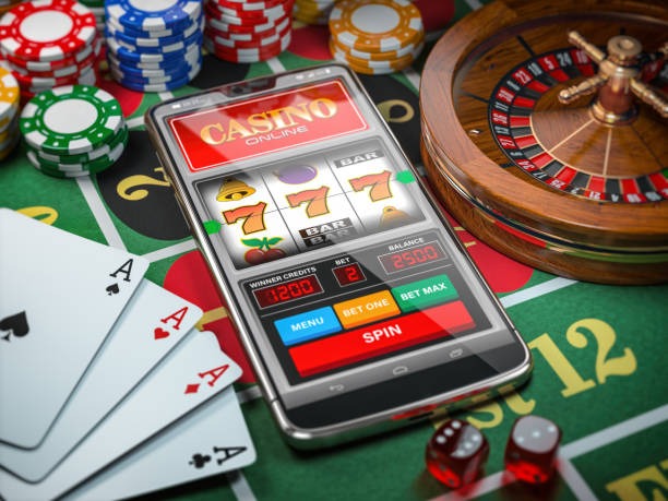 lotte mobile app interface showing slots and live casino games